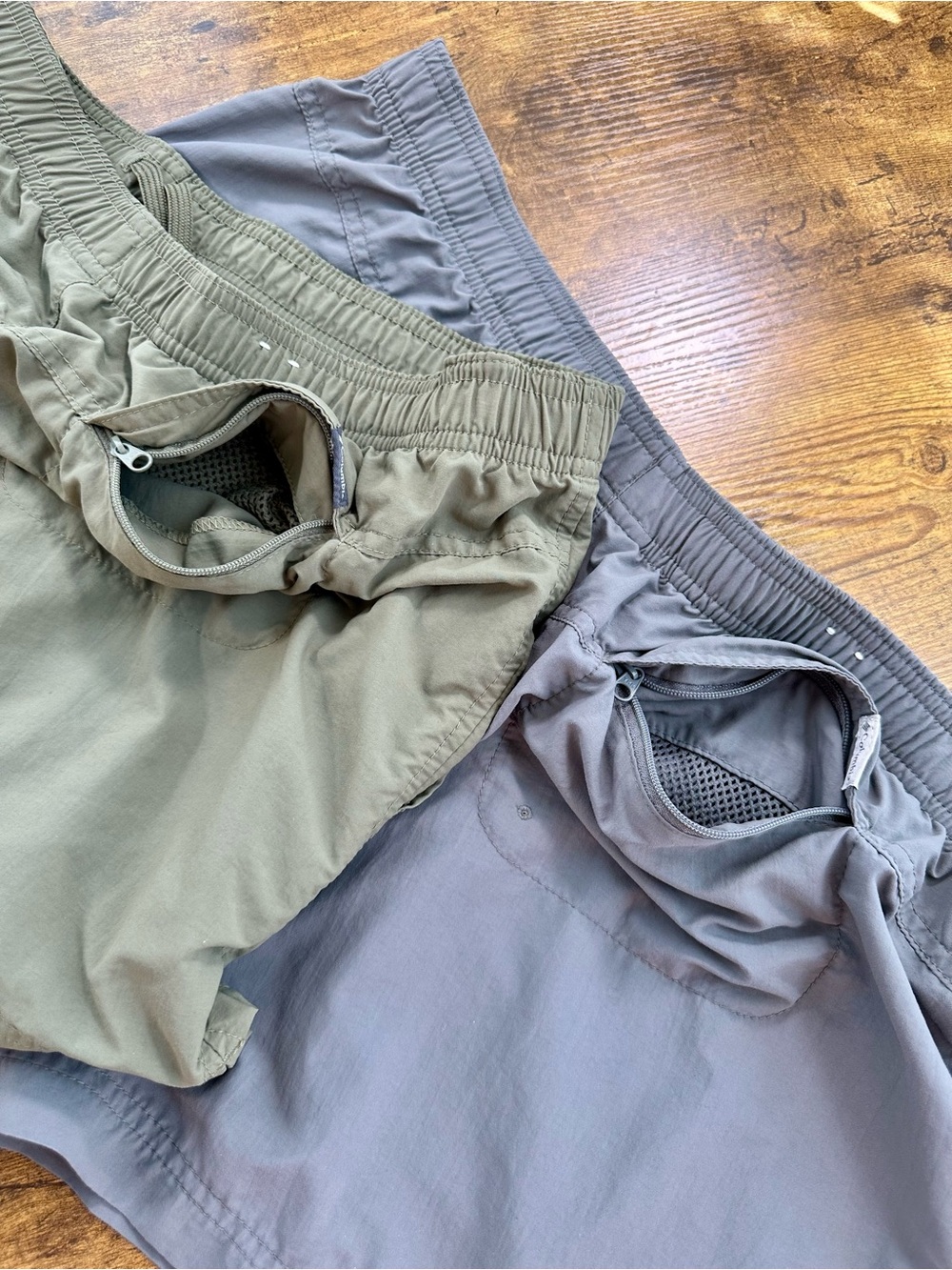 2 Pair Columbia Women's Sandy River Shorts 3” Inseam, Stone Green, City Grey, XL - Picture 13 of 16